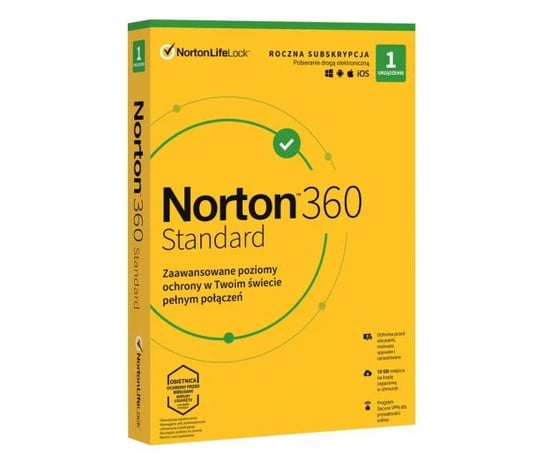 Program antywirusowy Norton 360 Standard 10 GB PL 1 rok Inny producent