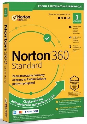 Program antywirusowy Norton 360 Standard 10GB 1ROK Symantec