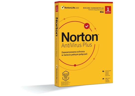 Program antywirusowy Norton AntiVirus Plus ESD Licencja na rok dla pojedyńczego użytkownika Norton