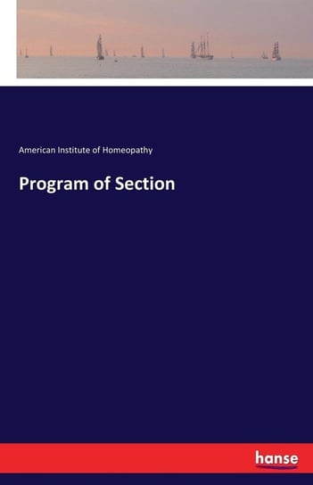Program of Section Institute Of Homeopathy American