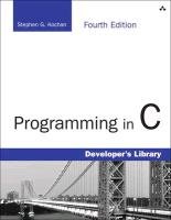 Programming in C Kochan Stephen G.