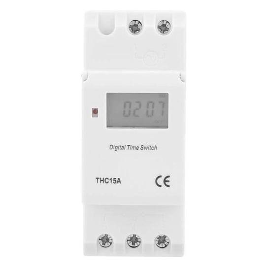 Programowalny wyłącznik czasowy THC15A220240VAC 16A Cyfrowy tygodniowy elektryczny harmonogram czasu LCD na wyświetlaczu 80 Inna marka