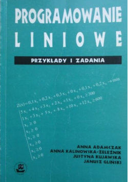 Programowanie liniowe 