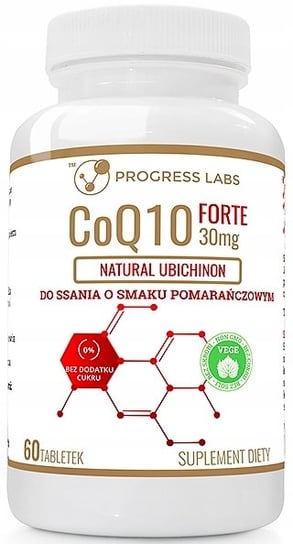 Progress Labs, Kenzym Q10 ubichinon 30 mg Coq10 Forte, 60 tab. Progress Labs