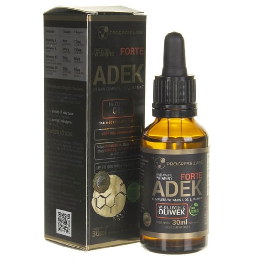 Progress Labs, Witamina ADEK FORTE w kroplach, 30 ml Progress Labs