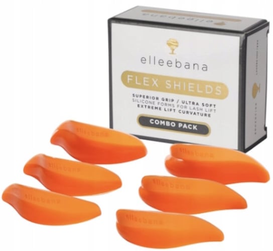 Project Lashes, Elleebana Formy Silikonowe Rzęs Flex Shields Wałki Project Lashes