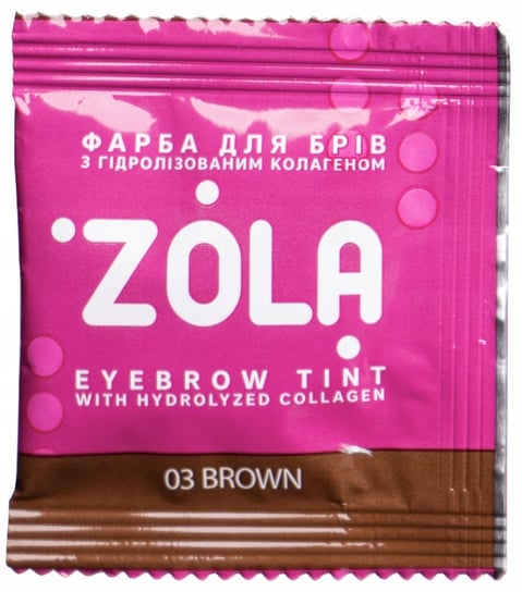 Project Lashes, Farbka Do Brwi Zola 03 Brown + Oksydant Project Lashes