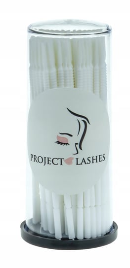 Project Lashes, Mikro Aplikatory Cylindryczne Do Rzęs, Tuba, 100 sztuk Project Lashes