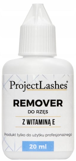 Project Lashes, Remover Do Rzęs, Z Witaminą E, Projectlashes, 20 ml Project Lashes