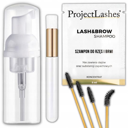 Project Lashes, Zestaw akcesoriów do makijażu, 5 szt. Project Lashes