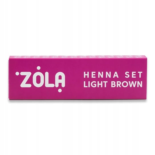 Project Lashes, Zola Zestaw Henna Set Light Brown, 4 Szt Po 2,5g Project Lashes