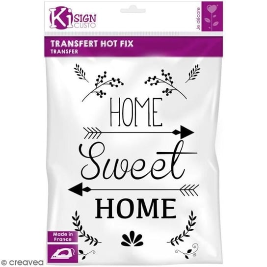 Projekt do naprasowania w formacie A4 - Hot fix Home Sweet Home Inna marka