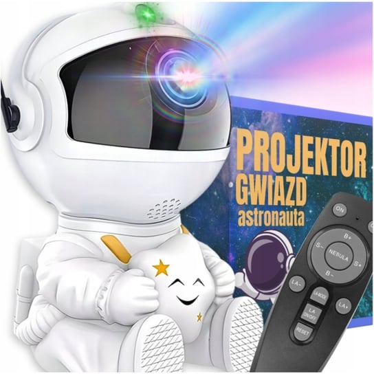 Projektor Gwiazd Astronauta Dla Dzieci – Lampka Nocna Led z Pilotem Inna marka