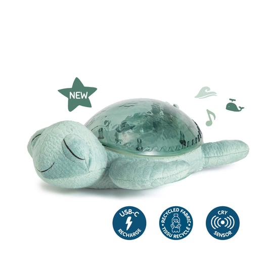 Projektor Z Pozytywką - Żółw Podwodny Zielony Eco - Cloud B® Tranquil Turtle™ Inna marka