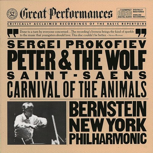 Prokofiev: Peter and the Wolf - Saint-Saëns: Carnival of the Animals Leonard Bernstein