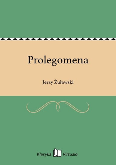 Prolegomena Żuławski Jerzy