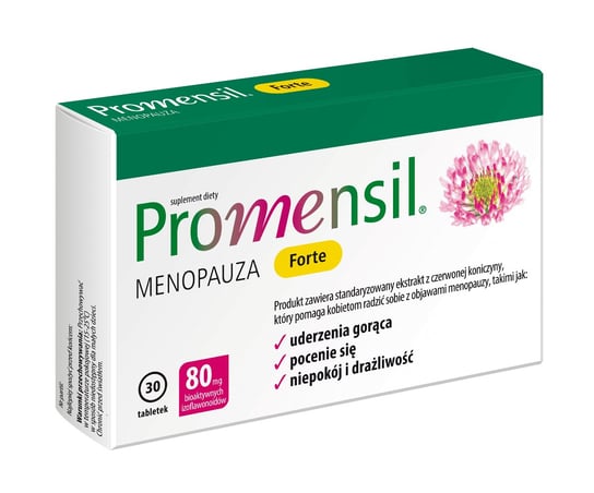 Promensil Forte, suplement diety, 30 tabletek PharmaCare