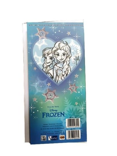 PROMO Karnet szafirowy Frozen p5 VERTE cena za 1 sztukę Frozen - Kraina Lodu