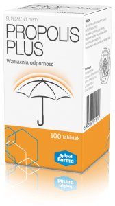 Propolis Plus, suplement diety, 100 tabletek Farmina