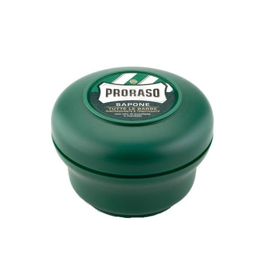 Proraso, Green, mydło do golenia w plastikowym tyglu o działaniu nawilżająco-ochronnym, 150 ml Proraso