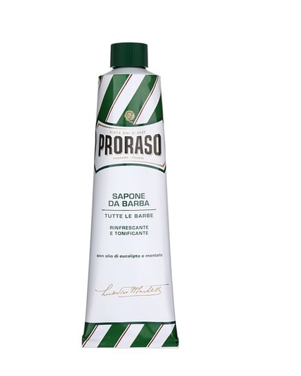Proraso, Green, tradycyjne mydło do golenia w tubce do cery normalnej, 150 ml Proraso