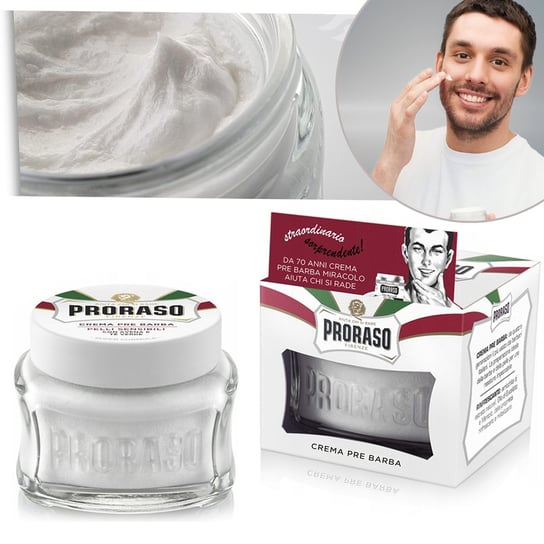 Proraso, Krem przed goleniem - dla skóry wrażliwej, 100 ml Proraso