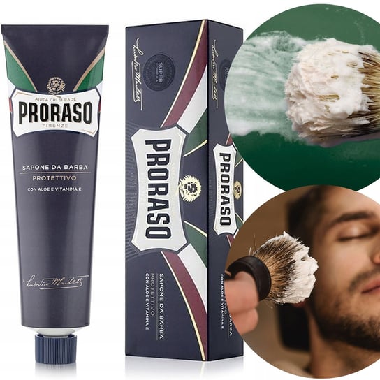 Proraso - Mydło do golenia w kremie, tubka - ochronna 150 ml Proraso