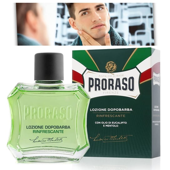 Proraso- Odświeżająca woda po goleniu z dodatkiem eukaliptusa i mentolu, 100 ml Proraso