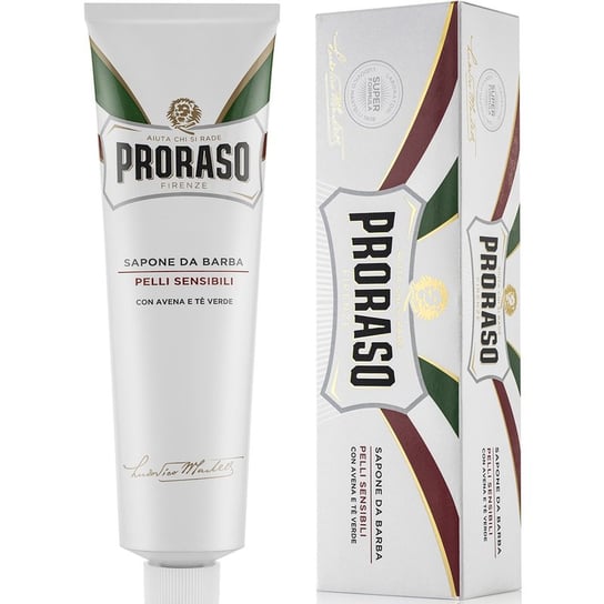 Proraso, White, łagodzące mydło do golenia w tubce, 150 ml Proraso