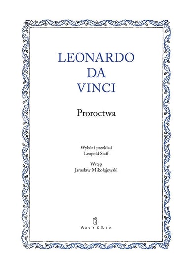 Proroctwa Da Vinci Leonardo