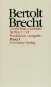 Prosa I Brecht Bertolt