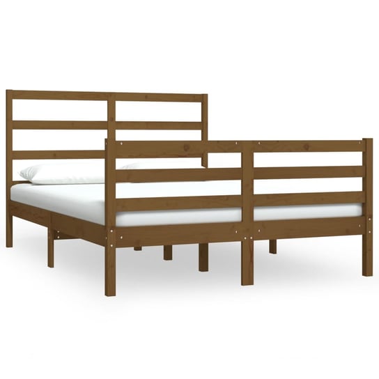 Prosta drewniana rama łóżka 120x190 cm, kolor: mio Inna marka