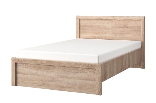 Proste łóżko 140x200 dąb sonoma ENTO Konsimo Konsimo
