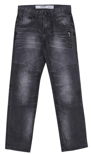 Proste, szare jeansy DENIM CO. 7-8 lat 128 cm sarcia.eu