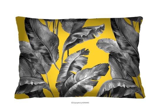 Prostokątna poduszka kwiaty bananowca HUNGA Konsimo