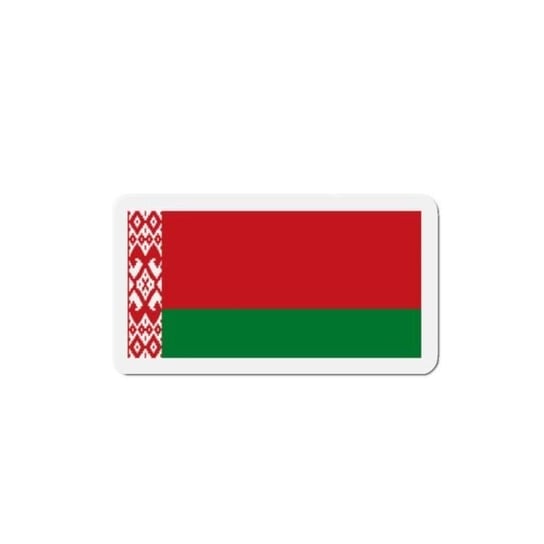 Prostokątny magnes Flaga Białorusi 50 sztuk w 10 cm Inny producent (majster PL)