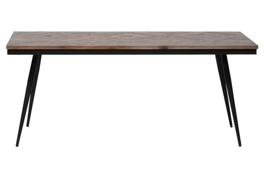 Prostokątny stół z recyklingowanego drewna tekowego Pallero