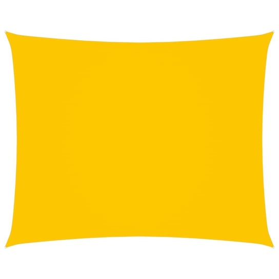 Prostokątny żagiel ogrodowy, tkanina Oxford, 2,5x4 m, żółty vidaXL