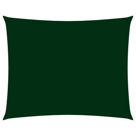 Prostokątny żagiel ogrodowy, tkanina Oxford, 3,5x4,5 m, zielony vidaXL