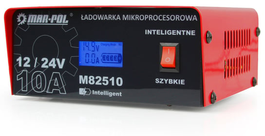 Prostownik mikroprocesorowy 10A 12V 24V MarPol MAR-POL