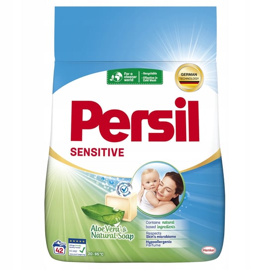 Proszek do prania białego PERSIL Sensitive 42 prania 2,52 kg Persil