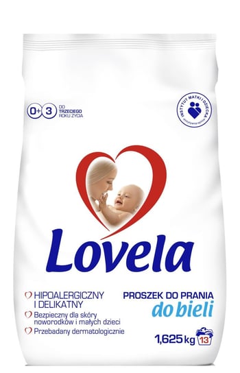 Proszek do prania białych tkanin LOVELA, Hipoalergiczny, 1,625 kg LOVELA