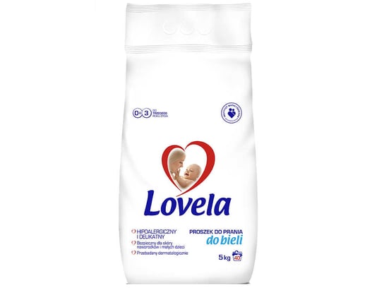 Proszek do prania białych tkanin LOVELA, Hipoalergiczny, 5 kg LOVELA
