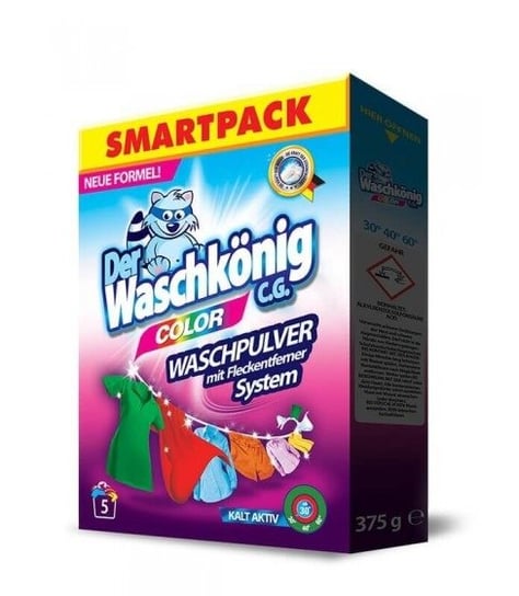 Proszek do prania DER WASCHKÖNIG CG Color, 375 g, 5 prań Der Waschkönig