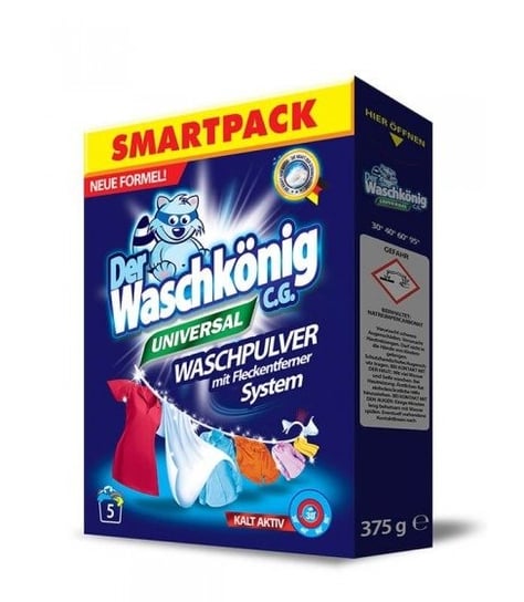 Proszek do prania DER WASCHKÖNIG CG Universal, 375 g, 5 prań Der Waschkönig