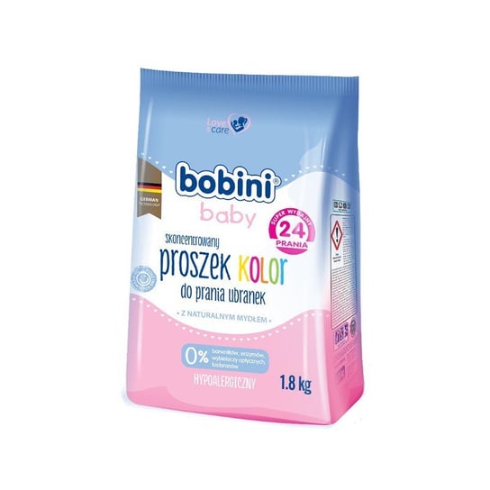 Proszek do prania kolorĂłw Bobini Baby 1,8 kg Bobini