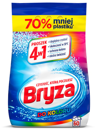 Proszek do prania kolorowych tkanin BRYZA Lanza Expert Mix Color,  4,5 kg Bryza