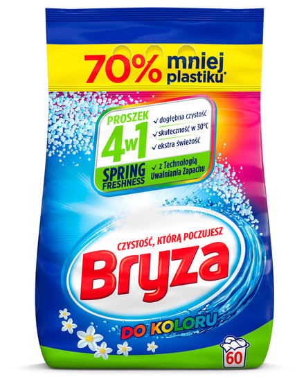 Proszek do prania kolorowych tkanin BRYZA Lanza Spring Freshness Color, 4,5 kg Bryza