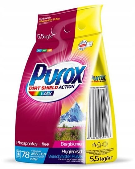 Proszek do prania Purox Color 5,5 kg worek Purox