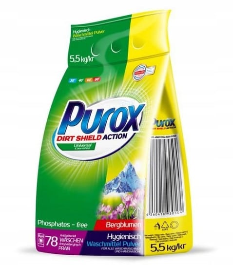 Proszek do prania Purox Universal 5,5 kg worek Purox